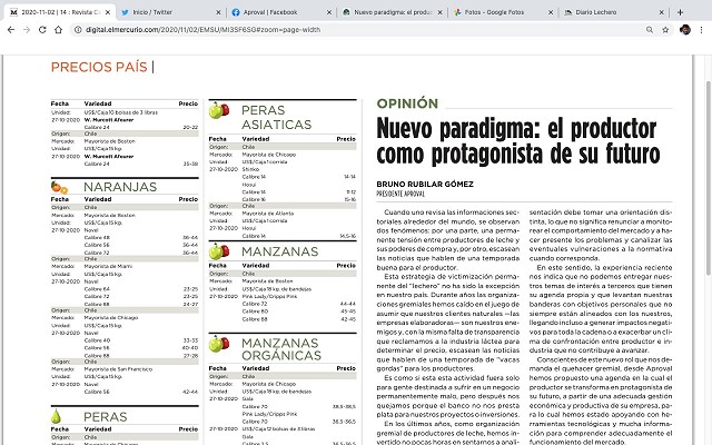 Pantallazo Revista del Campo